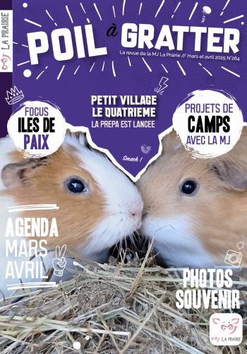 Couverture Poil à Gratter mars avril 2025 Poil à Gratter mars avril Maison de Jeunes La Prairie